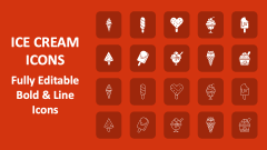 Ice Cream Icons - Slide 1