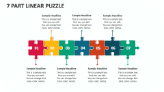 7 Part Linear Puzzle - Slide 1