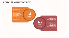 2 Circles with Text Box - Slide 1