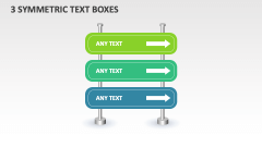 3 Symmetric Text Boxes - Slide 1