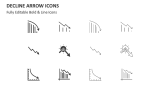 Decline Arrow Icons - Slide 2