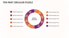 Ten Part Circular Puzzle - Slide 1