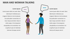 Man and Woman Talking - Slide 1