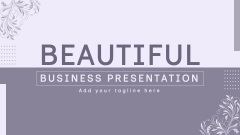 Beautiful Business Presentation - Slide 1