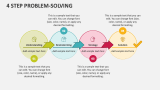 4 Step Problem-Solving PowerPoint and Google Slides Template - PPT Slides