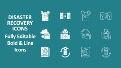 Disaster Recovery Icons - Slide 1