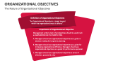 The Nature of Organizational Objectives - Slide 2
