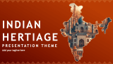 Indian Heritage Presentation Theme - Slide 1