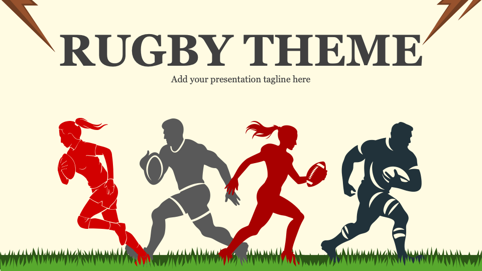 Free Rugby Presentation Theme for Google Slides and PowerPoint