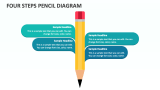 Four Steps Pencil Diagram - Slide 1