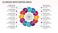 12 Circles with Center Circle - Slide 1