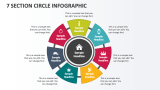 7 Section Circle Infographic - Slide 1