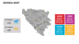 Bosnia Map - Slide 9