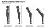 Bowing Respect Female Silhouette - Slide 2