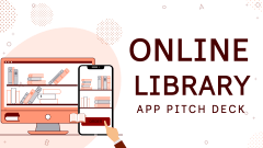 Online Library App Pitch Deck - Slide 1