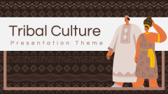Tribal Culture Presentation Theme - Slide 1