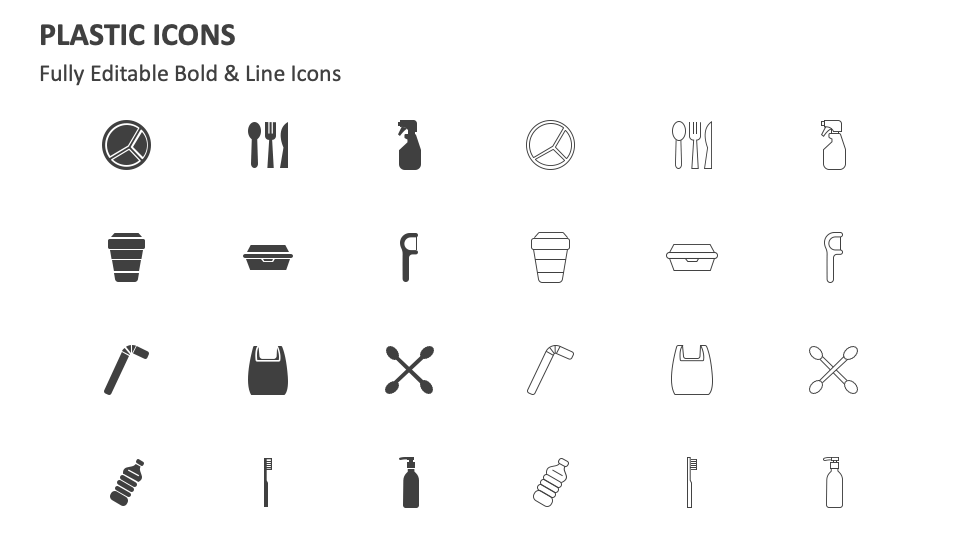 Plastic Icons for PowerPoint and Google Slides - PPT Slides