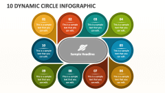 10 Dynamic Circle Infographic - Slide 1