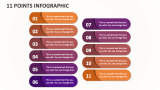 11 Points Infographic - Slide 1