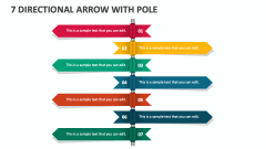 7 Directional Arrow with Pole - Slide 1