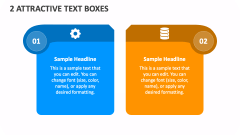 2 Attractive Text Boxes - Slide 1
