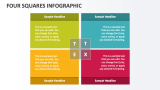 Four Squares Infographic - Slide 1