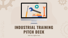 Industrial Training Pitch Deck - Slide 1