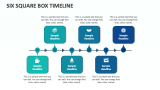SIx Square Box Timeline - Slide 1