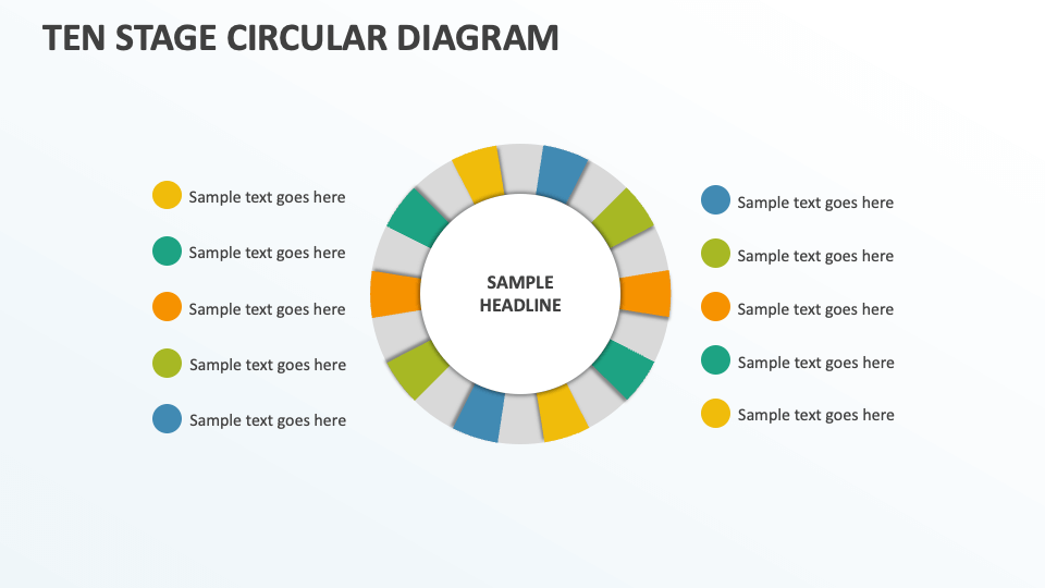 Ten Stage Circular Diagram - Slide 1