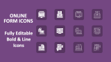 Online Form Icons - Slide 1