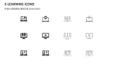 E-Learning Icons - Slide 2
