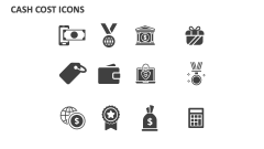 Cash Cost Icons - Slide 1