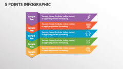 5 Points Infographic - Slide 1