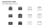 Car Battery Icons - Slide 2