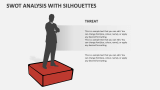 Swot Analysis with Silhouettes - Slide 6