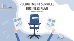 Recruitment Services Business Plan - Slide 1