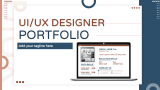 UI/UX Designer Portfolio Presentation - Slide 1