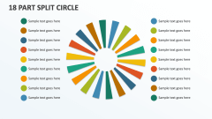 18 Part Split Circle - Slide 1