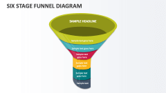 Six Stage Funnel Diagram - Slide 1