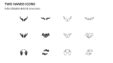 Two Hands Icons - Slide 2