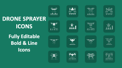 Drone Sprayer Icons - Slide 1