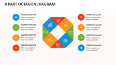 8 Part Octagon Diagram - Slide 1