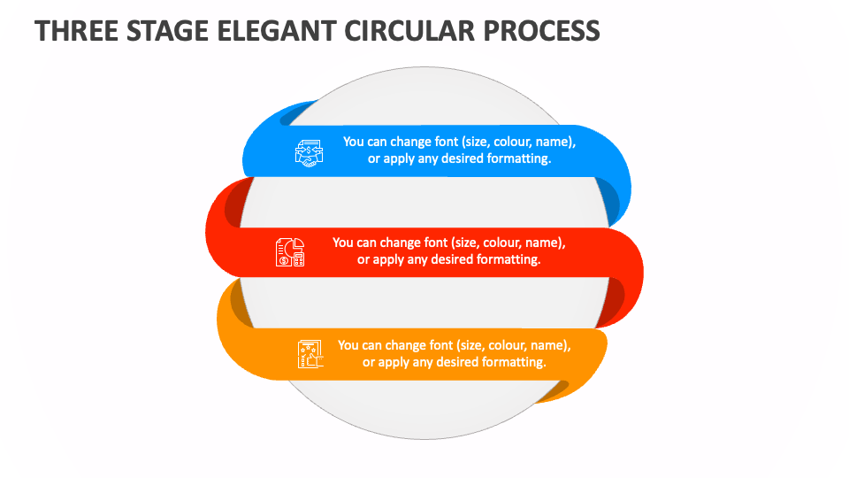 Three Stage Elegant Circular Process - Slide 1