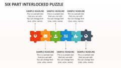 Six Part Interlocked Puzzle - Slide 1