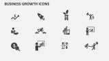 Business Growth Icons - Slide 5