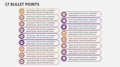 17 Bullet Points - Slide 1
