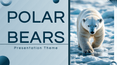 Polar Bears Presentation Theme - Slide 1