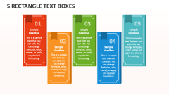 5 Rectangle Text Boxes - Slide 1