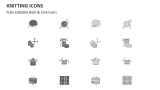 Knitting Icons - Slide 2