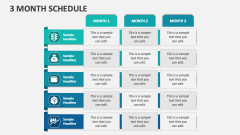 3 Month Schedule - Slide 1